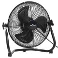 vidaXL Podlahový ventilátor, 3 rýchlosti 60 cm 115,2 W, čierny