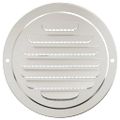 vidaXL Kryty vzduchových ventilátorov 4 ks Strieborná 125 mm