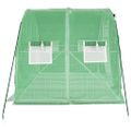 vidaXL Fóliovník s oceľovým rámom zelený 6 m² 3x2x2 m
