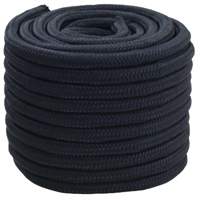 vidaXL Lano na čln Královská modrá 50 m Polyester