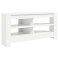 vidaXL RohováTVskriňa 102 x 40,5 x 45 cm Biela Kompozitné drevo