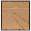 vidaXL Fotorámiky na stôl, koláž 3 ks, čierne 20x20 cm, MDF
