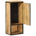 vidaXL Kúpeľňová skrinka 40x27x90 cm masívny mangovník a železo