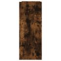vidaXL Konzolový stolík dymový dub 100x35x90 cm kompozitné drevo