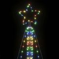 vidaXL LED vianočný stromček 861 LED farebné 478 cm