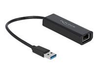 Sieťový adaptér - USB 3.1 Gen 1 - 100M/1G/2.5G Gigabit Ethernet - čierna