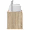 vidaXL Set kabinetov do kúpeľne 3 ks Dub sonoma 49,5 x 44,5 x 66 cm