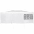 vidaXL Párty stan Biela 600 x 400 x 266 cm Polyetylén