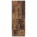 vidaXL Sada skríň 2 ks 66 x 34,5 x 87 cm Kompozitné drevo Staré drevo