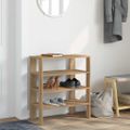 vidaXL Regál na topánky dub artisan 61x32x70 cm kompozitné drevo