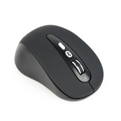Optická bluetooth myš, bezdrôtová, 6tl., 1600dpi, čierna, GEMBIRD