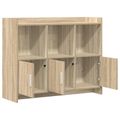 vidaXL Servírovacia skriňa Dub sonoma 98,5 x 33 x 80 cm