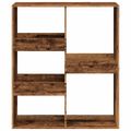 vidaXL Deliaca stena staré drevo 100x33x115 cm kompozitné drevo
