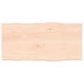 vidaXL Stolová doska 80x40x(2-4) cm neošetrený masív živé hrany