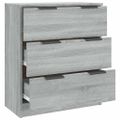vidaXL Komoda sivý dub sonoma 60x30x70 cm spracované drevo