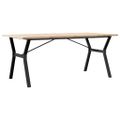 vidaXL Jedálenský stolík v tvare Y 180x90x75,5 cm borovica a oceľ