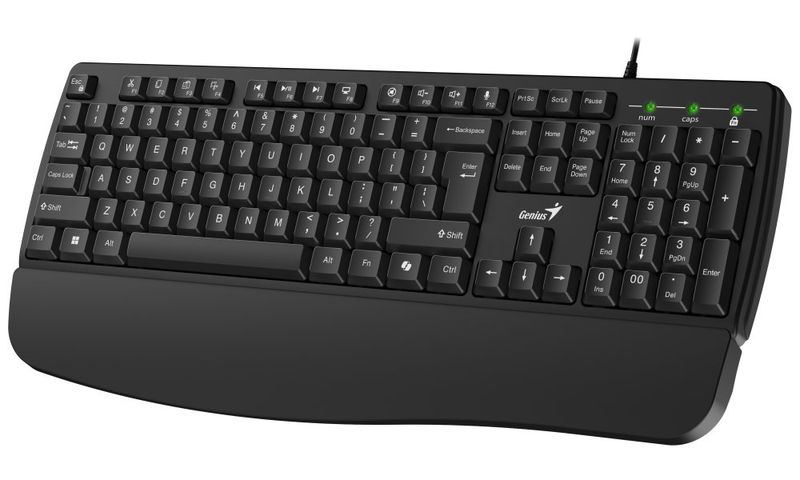 GENIUS KB-123/ Drôtová s predložkou/ Copilot/ USB/ čierna/ CZ+SK layout GENIUS KB-123 / Drôtová s predložkou/ Copilot/ USB/ cerná/ CZ+SK layout