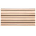 vidaXL Nástenné panely 5 ks 100 x 50 cm Hnedá EPS pena