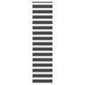 vidaXL Zebra roleta čierna 60x200 cm šírka látky 55,9 cm polyester