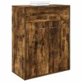vidaXL Komoda dymový dub 60x30x75 cm spracované drevo