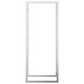 vidaXL Stojan na krbové drevo 50x28x132 cm nehrdzavejúca oceľ