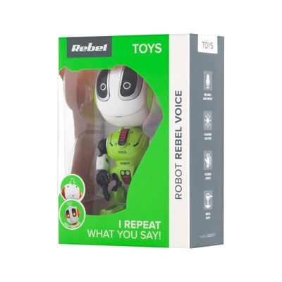 Interaktívna hračka Robot REBEL VOICE GREEN Interaktivná hračka Robot REBEL VOICE GREEN