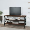 vidaXL TV skrinka hnedý dub 100x40x50 cm spracované drevo