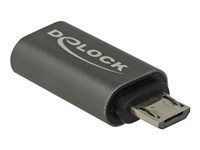 USB adaptér - USB-C (F) na Micro USB typ B (M) - USB 3.1 Gen 1 - 2,8 cm - antracitová