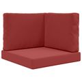 vidaXL Vankúš na vonkajšiu pohovku Polyester vínovo červená 60 x 60 cm