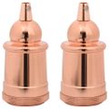 vidaXL držiaky lámp 2 ks Rose Gold E27