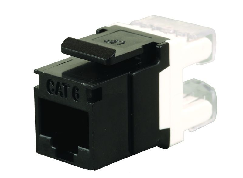Zarezávací keystone Solarix CAT6 UTP SXKJ-6-UTP-BK