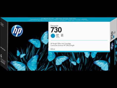 HP 730 300 ml Cyan Ink Cartridge