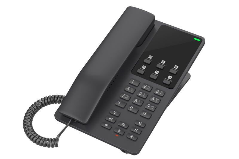 Grandstream GHP621W SIP WiFi hotelový telefon čierny