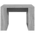 vidaXL Príručný stolík sivý dub sonoma 50x50x35 cm spracované drevo
