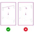 vidaXL Stolová doska 200x40x(2-4) cm neošetrený dubový masív