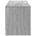 vidaXL TV skriňa s LED 165x34x40 cm Sivá Sonoma Konštruované drevo