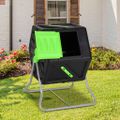 vidaXL Bubnový kompostér 60x58x74 cm 105 l polypropylén