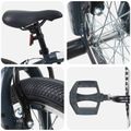 vidaXL BMX Bicykel 16 Palcov pre deti vo veku 5-8 rokov Tmavosivá