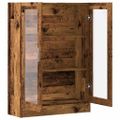 vidaXL Knižnica staré drevo 82,5x30,5x115 cm kompozitné drevo