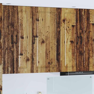 vidaXL Dvierka na umývačku Kalmar Staré drevo 50 x 31 x 100 cm