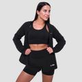 Dámska bežecká bunda Pulse Black - GymBeam, veľkosť L, veľkosť oblečenia L