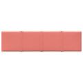 vidaXL Nástenné panely 12 ks ružové 60x15 cm zamat 1,08 m²