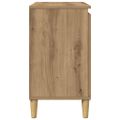 vidaXL Umývadlová skrinka dub artisan 58x33x60 cm kompozitné drevo
