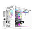 Počítačová skriňa DarkFlash B275 PRO (biela) + 6 ventilátorov