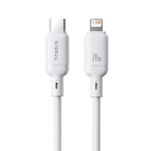 Kábel BASEUS USB-C/Lightning 1m White 20W