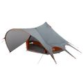 vidaXL Teepee stan pre 3 osoby 3-miestny Šedá a oranžová