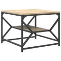 vidaXL Konferenčný stolík Sonoma dub 51 x 50 x 40 cm