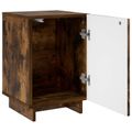vidaXL Nočný stolík Dymový dub 33,5 x 34,5 x 50 cm Kompozitné drevo
