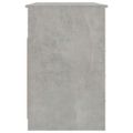 vidaXL Stolík so zásuvkami betónový 102x50x76 cm spracované drevo