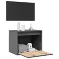 vidaXL Nástenné skrinky sivé 45x30x35 cm masívne borovicové drevo
